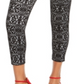 Thalia Sodi Women's Printed Skinny Cropped Trousers Black Size X-Small