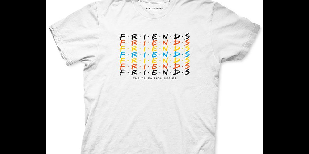Friends Men's Graphic T-Shirt White Size M
