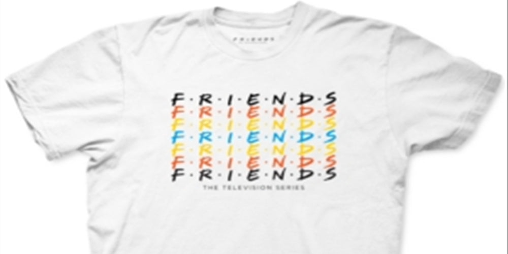 Friends Men's Graphic T-Shirt White Size M