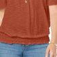 Style & Co Women's Convertible Off the Shoulder Top Orange Size Large