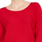 JM Collection Women's Studded Dolman-Sleeve Sweater  Red Size Large