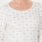 Karen Scott Women's Shimmer Camel-Print Top  White Size XS