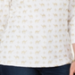 Karen Scott Women's Shimmer Camel-Print Top  White Size XS