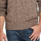 Weatherproff Vintage Men's Sweater Shawl Collar Marled Knit Green Size Large