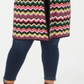 Inc International Concepts Women's Plus Size Metallic Chevron Open-Front Cardigan Pink Size 2X