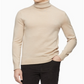 Calvin Klein Men's Heather Long Sleeve Turtle Neck Classic Fit Sweater Brown Size XX-Large