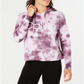 Calvin Klein Women's Tiedye Graphic T-Shirt Purple Size Large