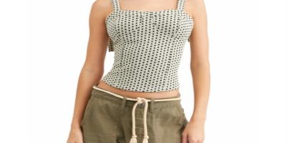 Free People Women's Sunflower Tank Top - Ivory Combo White Size L