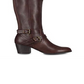 Indigo Road Women's Salma Faux Leather Almond Toe Riding Boots Brown Size 8.5 M