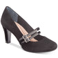 Giani Bernini Women's Vallay Leather Closed Toe Mary Jane Pumps Black Size 7M