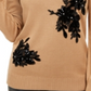INC Women's Long Sleeve V Neck Sweater Brown Size S