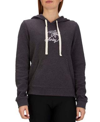 Hurley Women's Sunrise Fleece Lined Hoodie Gray Size Small