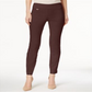 Alfani Women's Tummy Control Pull on Skinny Pants Brown Size 0 Petite