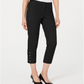 Alfani Women's Cropped Lace up Pants Black Size 4