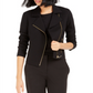 Bar III Women's Moto Jacket Black Size L