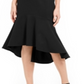 Calvin Klein Women's Ruffled-Hem MIDI Dress Black Size 4