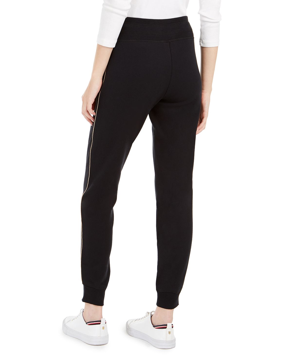 Tommy Hilfiger Women's Sport Sweatpants Joggers Fitness Black Size Medium