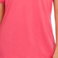 Karen Scott Women's Keyhole T-Shirt Pink Size Small