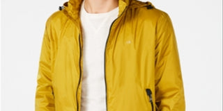 Calvin Klein Men's Lightweight Ripstop Jacket Yellow Size Large