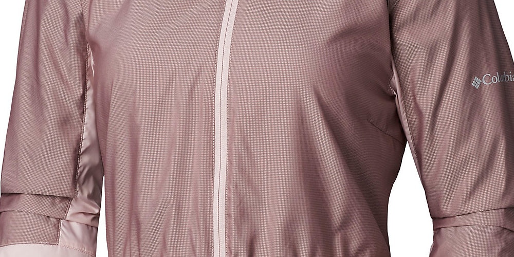 Columbia Women's Sustina Springs Lined Windbreaker Jacket Pink Size M