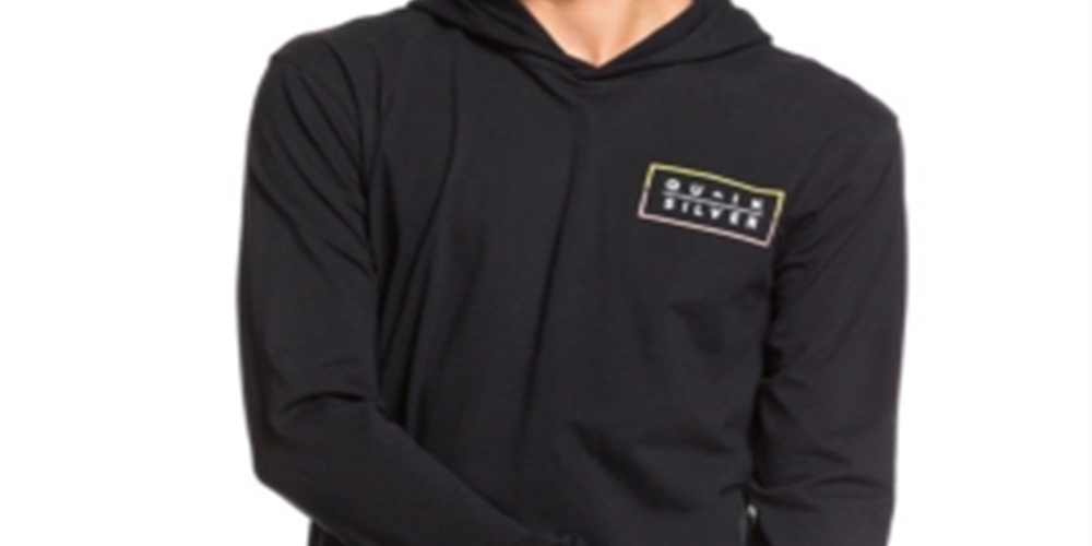 Quiksilver Men's Clued up Hoodie Black Size Large