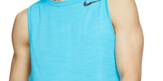 Nike Men's Activewear Top Dri Fit Superset Training Tank Blue Size XX-Large