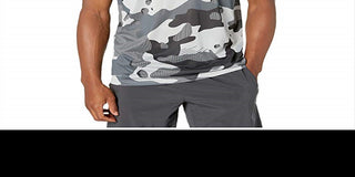 Nike Men's Dri-fit Camo Training T-Shirt Gray Size S