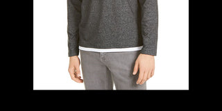 Alfani Men's Layered Look T-Shirt -Gray Size XXX-Large