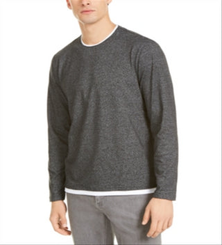 Alfani Men's Layered Look T-Shirt -Gray Size XXX-Large