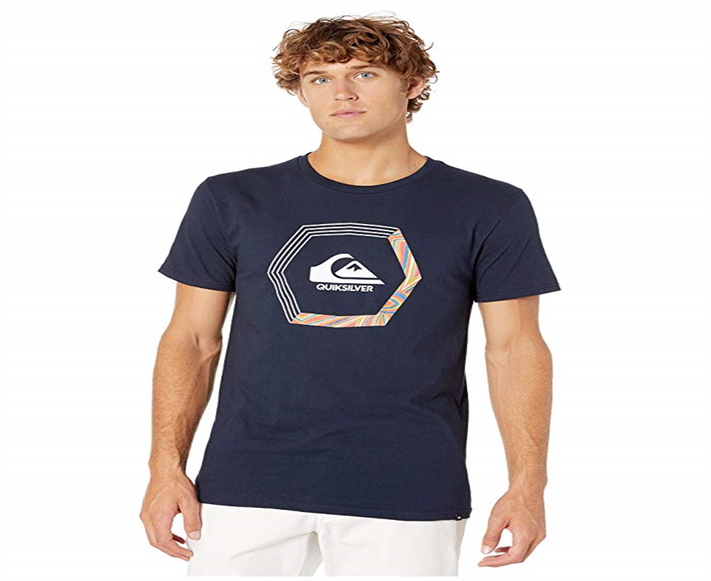 Quiksilver Men's Blade Dreams Short Sleeve T-Shirt Blue Size X-Large