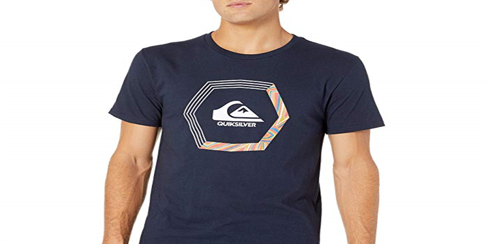 Quiksilver Men's Blade Dreams Short Sleeve T-Shirt Blue Size X-Large