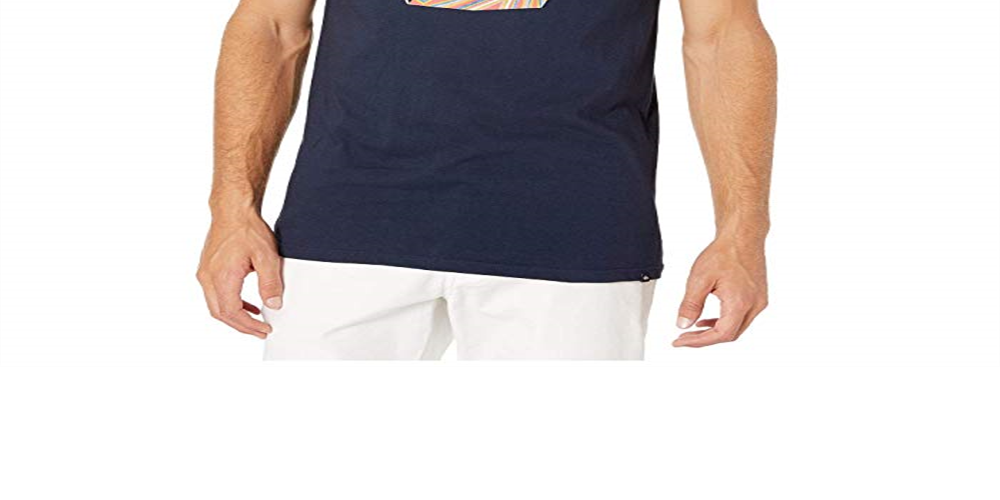 Quiksilver Men's Blade Dreams Short Sleeve T-Shirt Blue Size X-Large