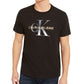 Calvin Klein Men's Jeans Metallic Cotton Logo T-Shirt -Black Size XX-Large