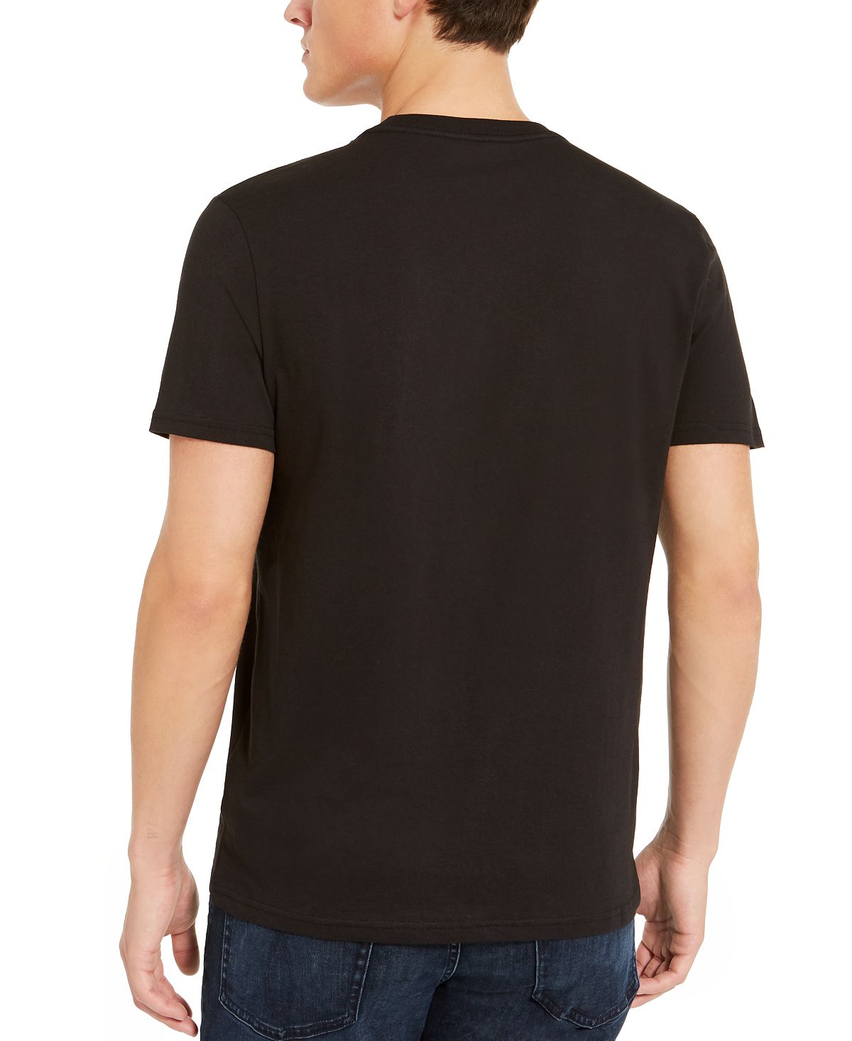 Calvin Klein Men's Jeans Metallic Cotton Logo T-Shirt -Black Size XX-Large