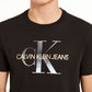 Calvin Klein Men's Jeans Metallic Cotton Logo T-Shirt -Black Size XX-Large
