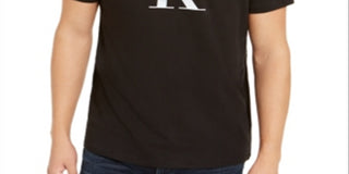 Calvin Klein Men's Jeans Metallic Cotton Logo T-Shirt -Black Size XX-Large