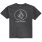 Volcom Men's Corpo Push Graphic Print Logo T-Shirt Gray Size Small