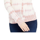 INC International Concepts Women's Pullover Tie Dye Long Sleeve Sweater Pink Size Small