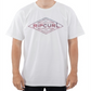 Rip Curl Men's Palm Tubes Logo Graphic T-Shirt White Size XL