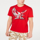 INC International Concepts Men's Metallic Bird T-Shirt  Red Size Medium