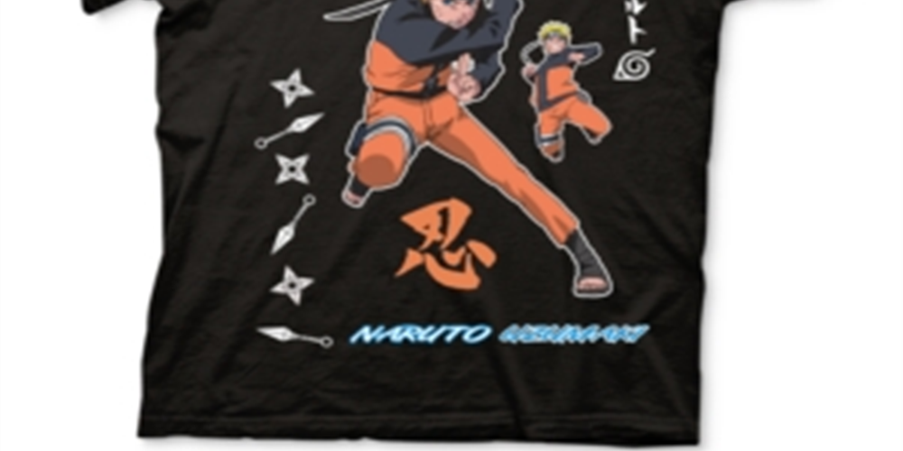 Naruto Dart Men's Graphic T-Shirt Black Size Large