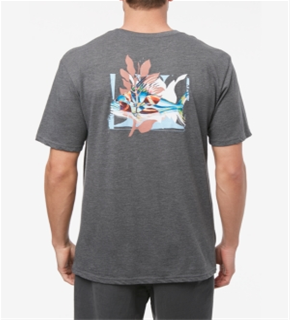 O'Neill Men's Class Short Sleeve Tee Heather Gray Size Large