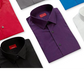 Alfani Men's Spectrum Slim-Fit Button Up Dress Shirt Red Size 16"-16.5" Neck 34"-35" Sleeve.