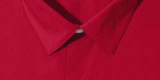 Alfani Men's Spectrum Slim-Fit Button Up Dress Shirt Red Size 16"-16.5" Neck 34"-35" Sleeve.