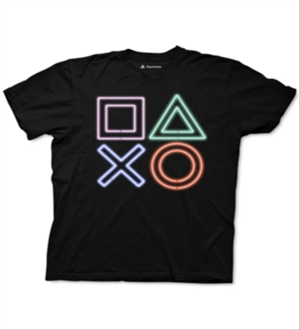 Playstation Men's Graphic T-Shirt Black Size Large