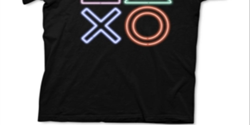 Playstation Men's Graphic T-Shirt Black Size Large
