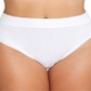 Vanity Fair Women's No Pinch No Show Hi Cut Seamless Brief White Size 2X