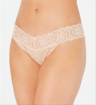 Jenni Women's Lace Thong Underwear Red One Size