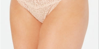 Jenni Women's Lace Thong Underwear Red One Size