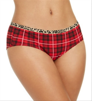 Jenni Women's Printed Hipster Underwear -Red Size XL